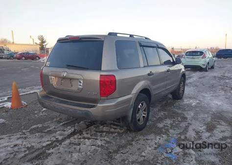 2004 Honda Pilot Ex-L z USA, uszkodzony, nr VIN 2HKYF18564H554272